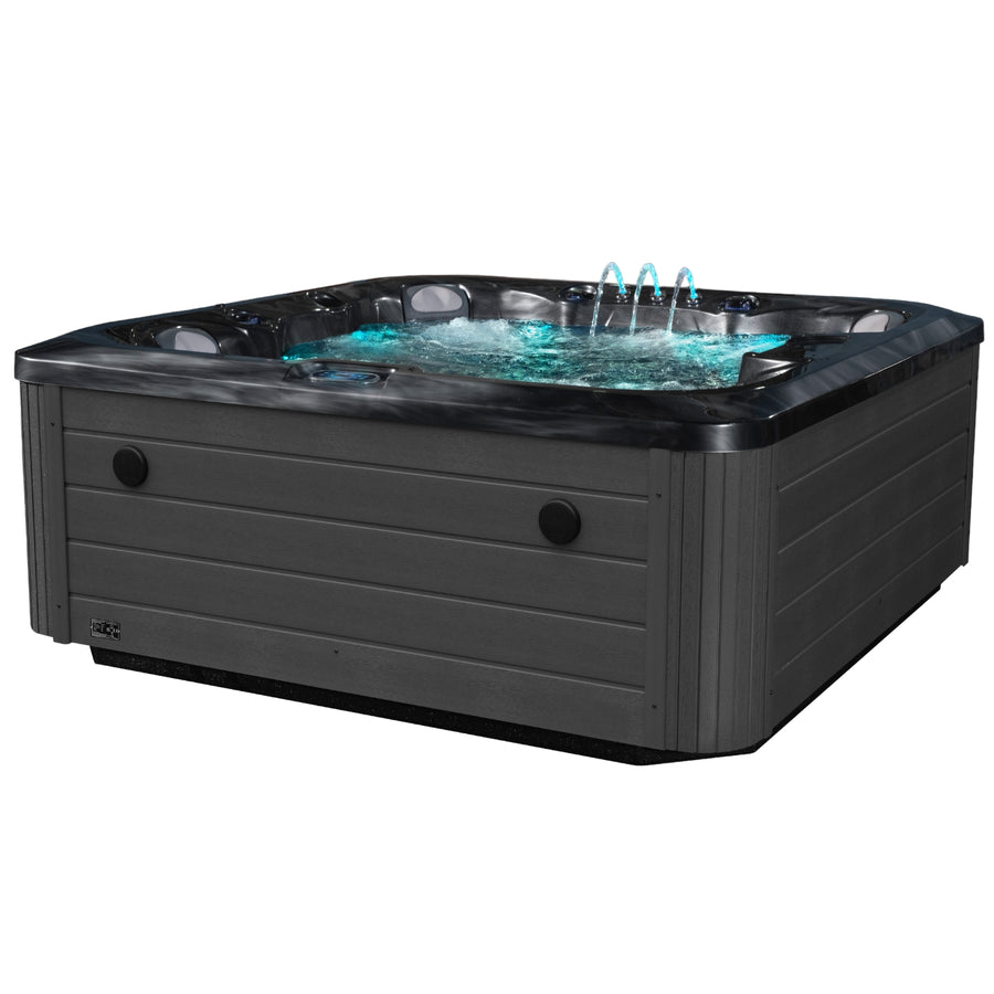 Outdoor Lagoon - 6 Person Hot Tub with Lounger