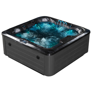 Outdoor Lagoon - 6 Person Hot Tub with Lounger