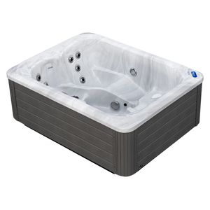 Outdoor Living Retreat - 4 Person Commercial Hot Tub with Lounger