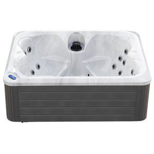 Outdoor Living Retreat - 4 Person Commercial Hot Tub with Lounger