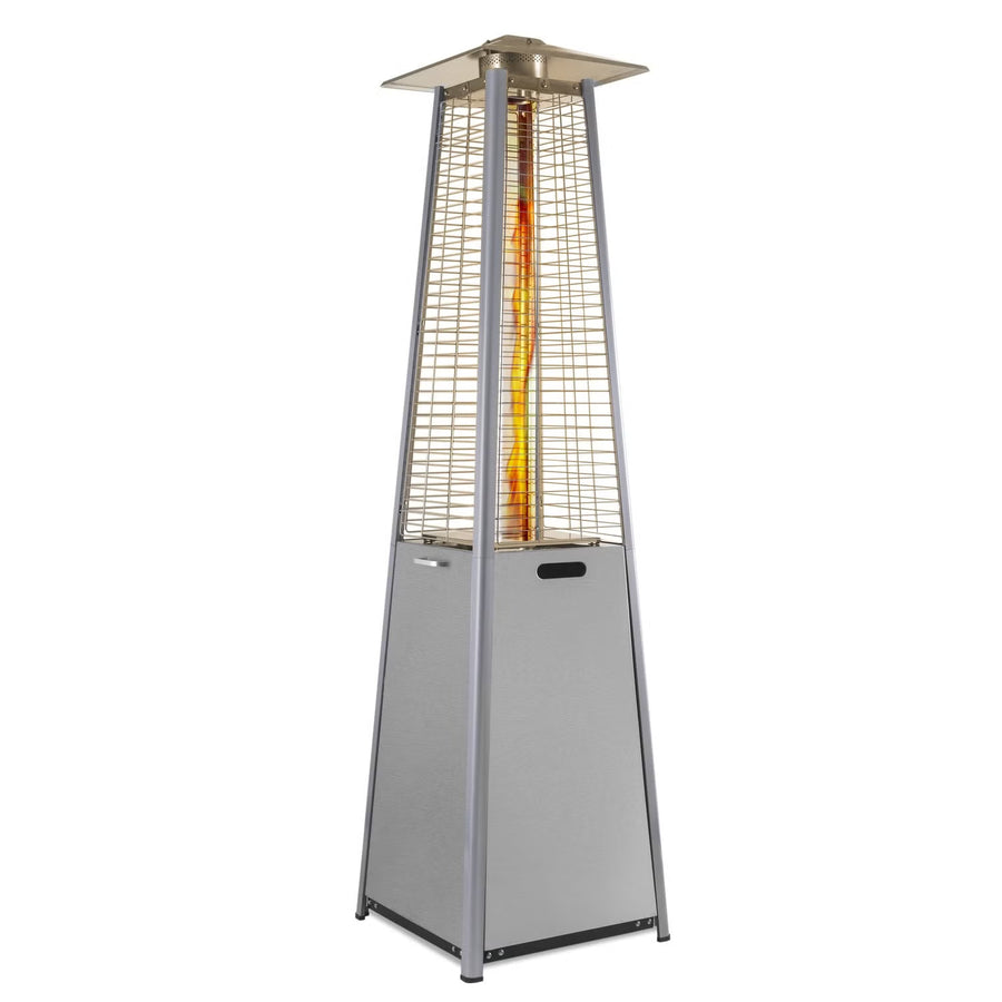 Outdoor Pyramid Flame Tower Gas Patio Heater - Stainless Steel