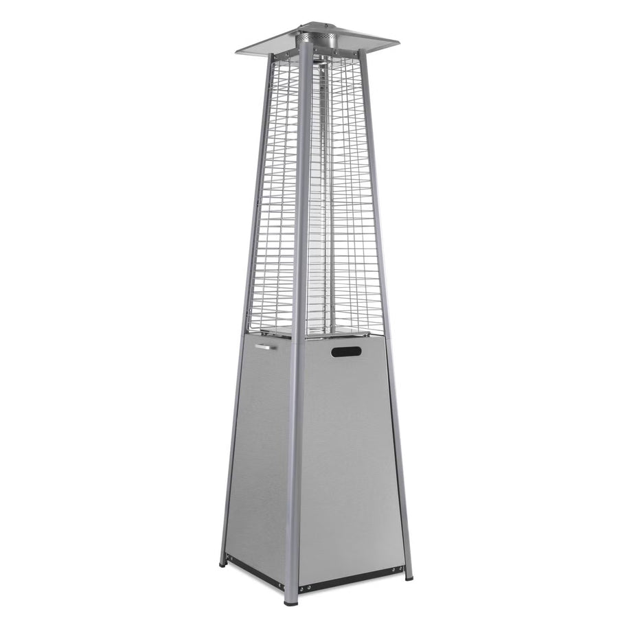 Outdoor Pyramid Flame Tower Gas Patio Heater - Stainless Steel