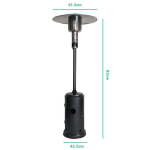 Outdoor Mushroom Gas Patio Heater - Black