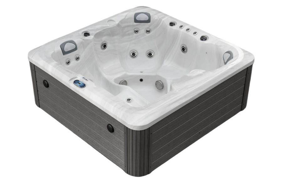 Outdoor Lagoon - 6 Person Hot Tub with Lounger