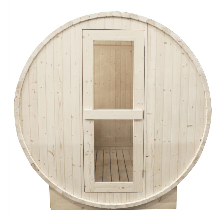 4-Person Outdoor Barrel Sauna - Outdoor Living