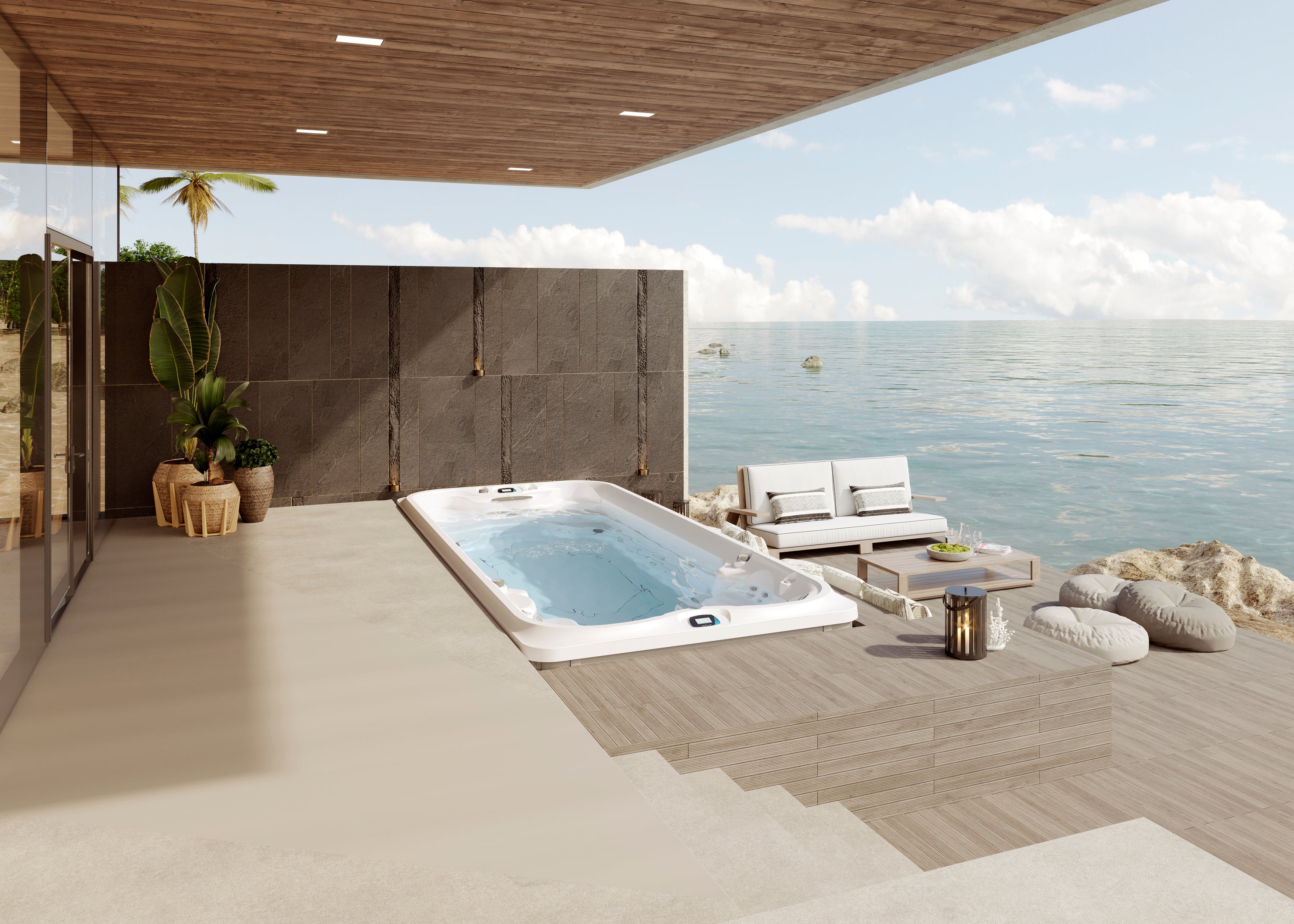 Jacuzzi® PowerActive™ J-19™ Swim Spa | Outdoor Living